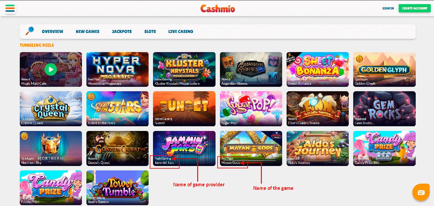 Cashmio casino