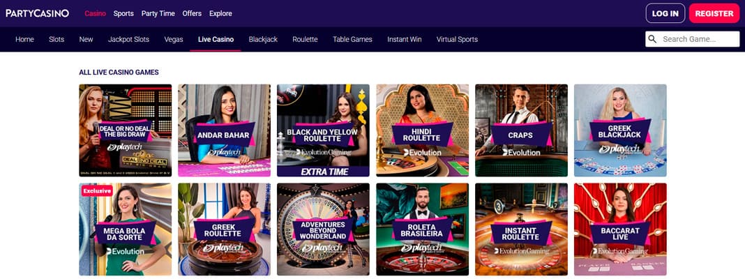 Party casino