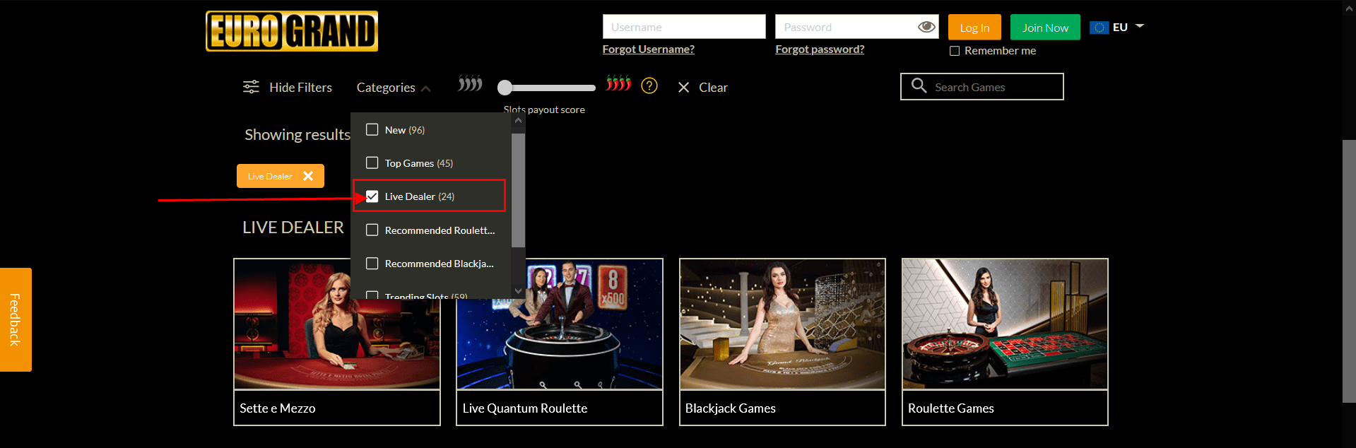 EuroGrand Casino