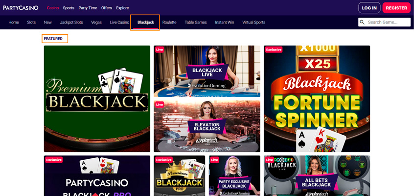 Party casino