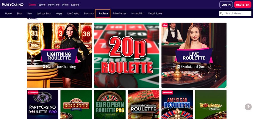 Party casino