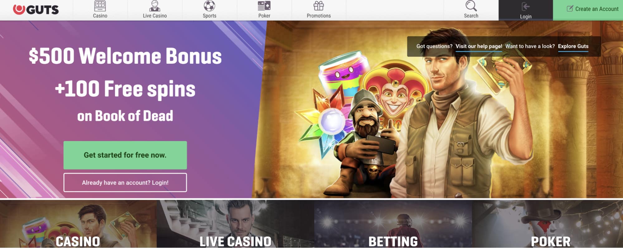 How to Make Money at Guts Casino