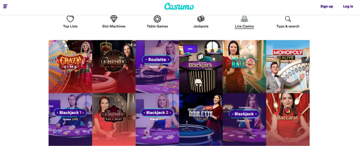 Casumo Casino Games