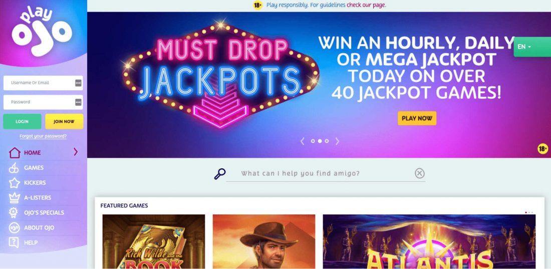 PlayOJO Casino