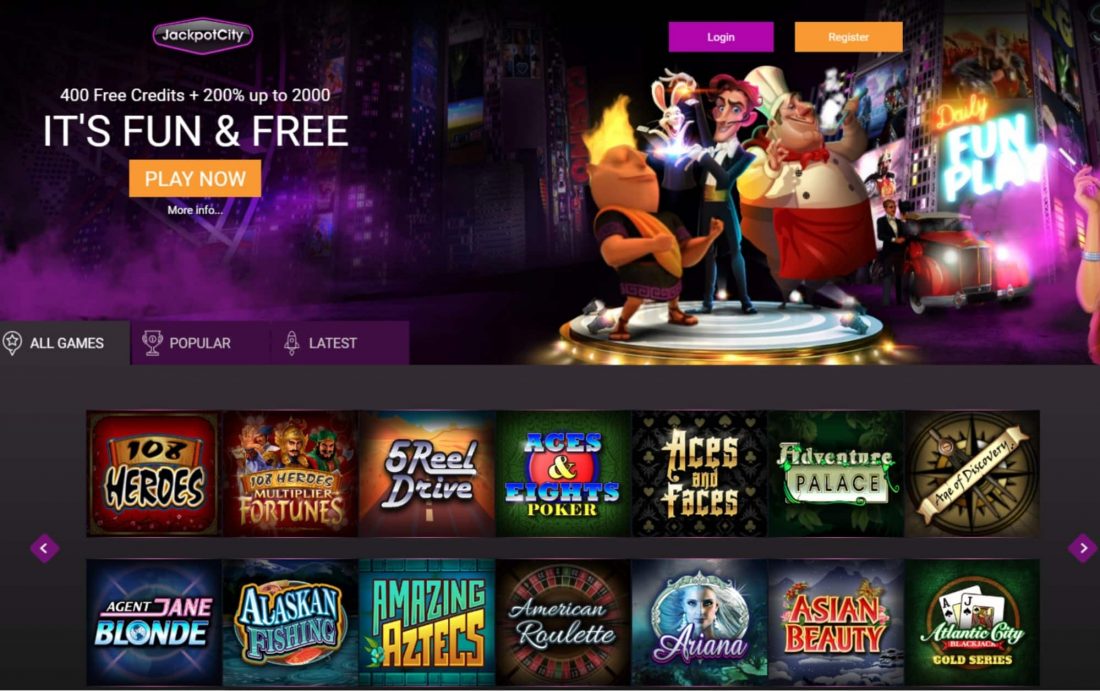 Jackpot City promotions