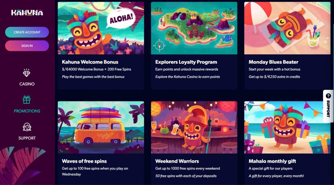 kahuna-casino-bonuses