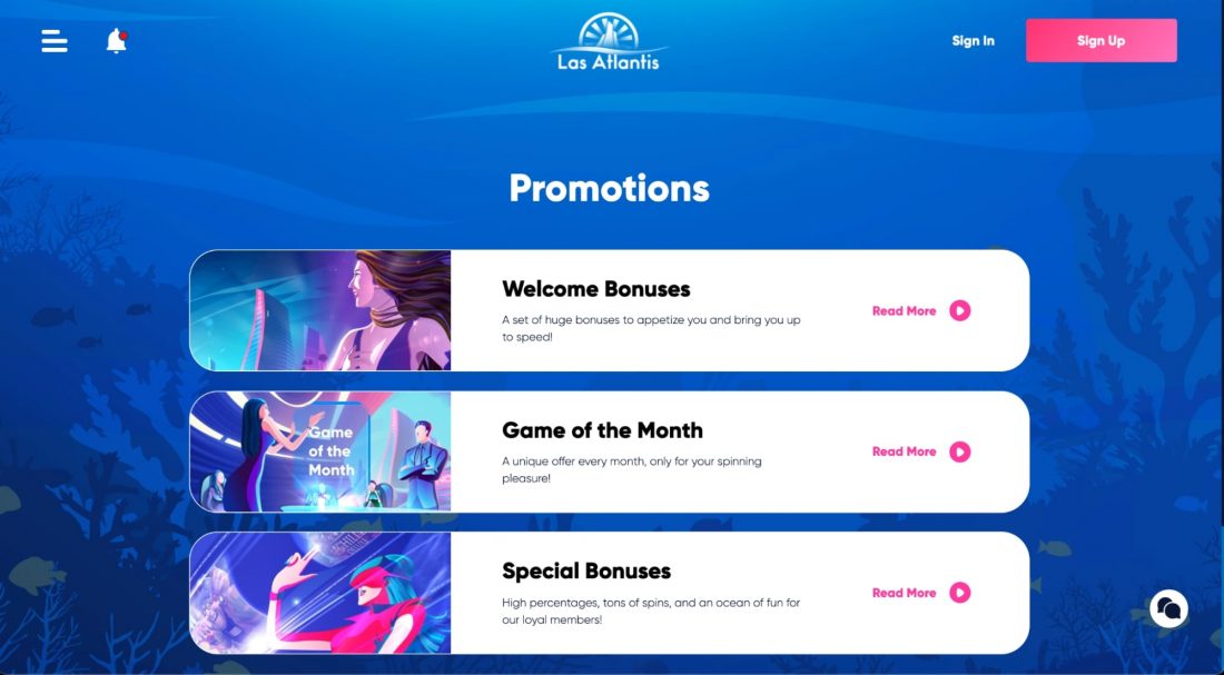 Las Atlantis promotions