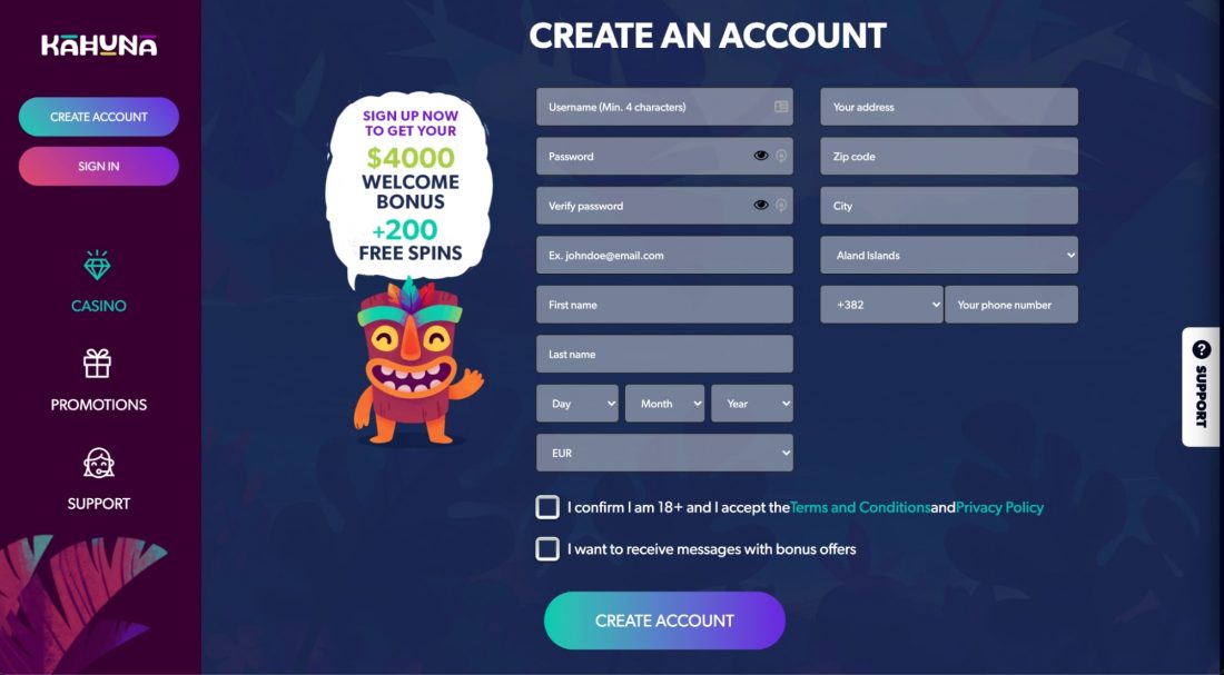 kahuna-casino-registration