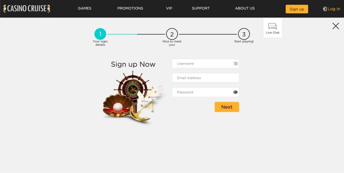 Casino-Cruise-signup
