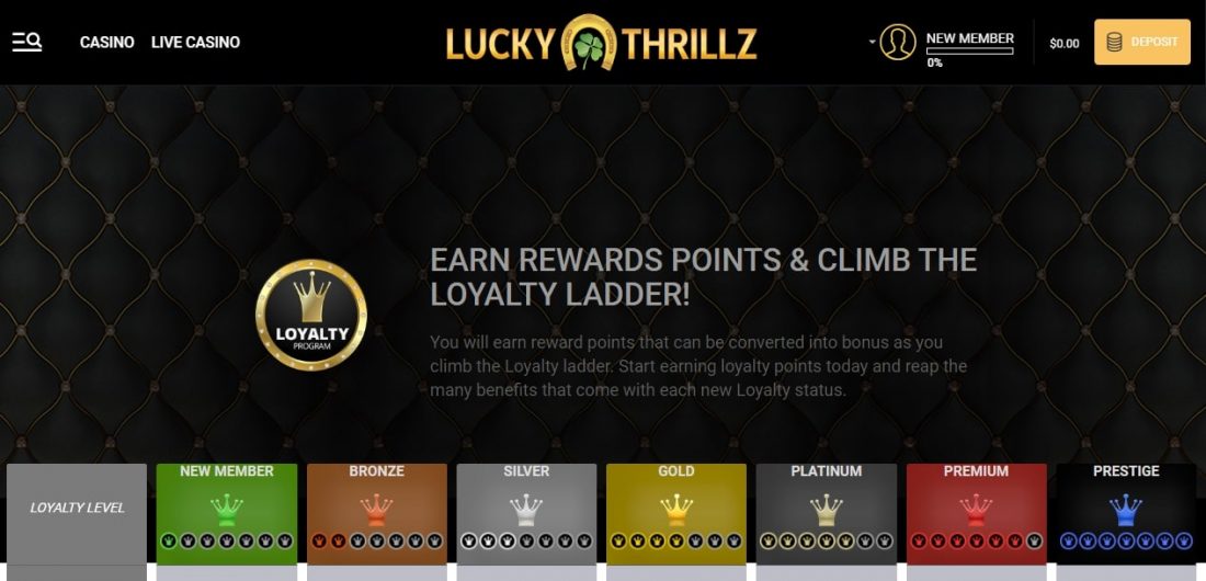 Lucky Thrillz mobile