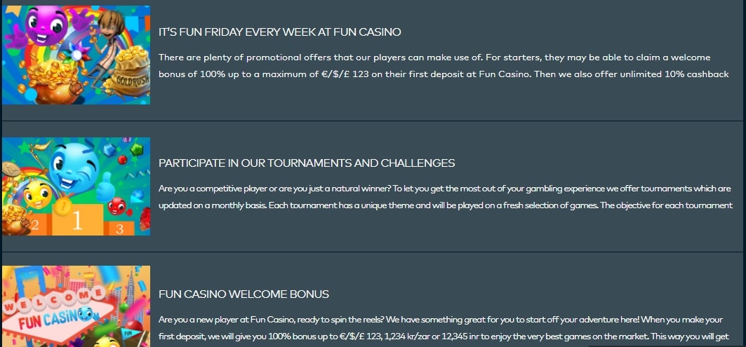 Fun Casino Promotions