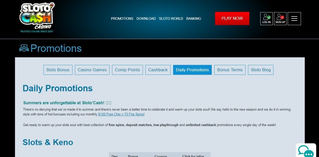 sloto-cash-bonuses-and-promotions