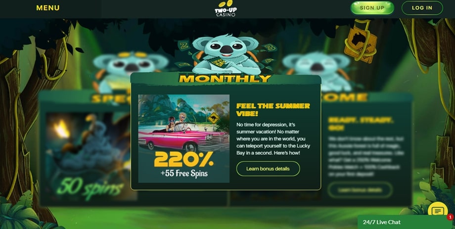 two-up-casino-bonuses-and-promotions