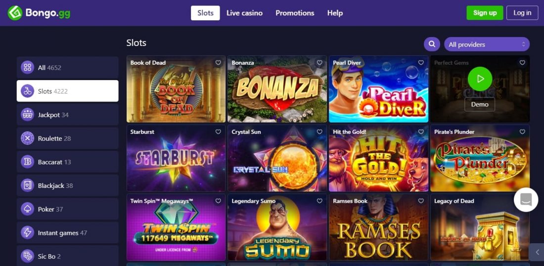 Bongo Casino Games
