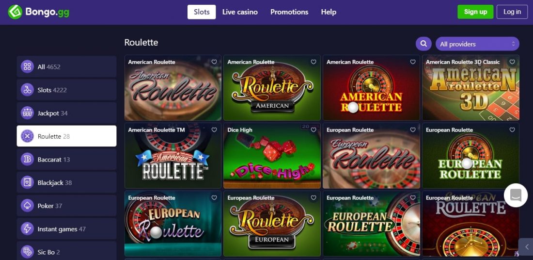 Bongo Casino Roulette