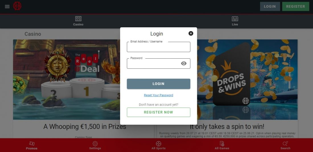 Genting Casino Login Process