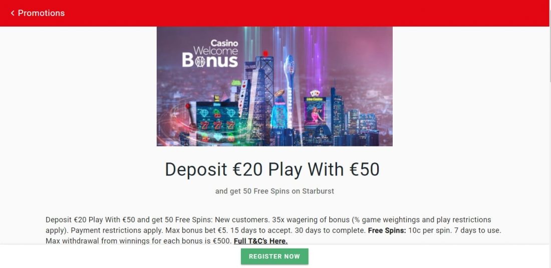 Genting Casino Welcome Bonus