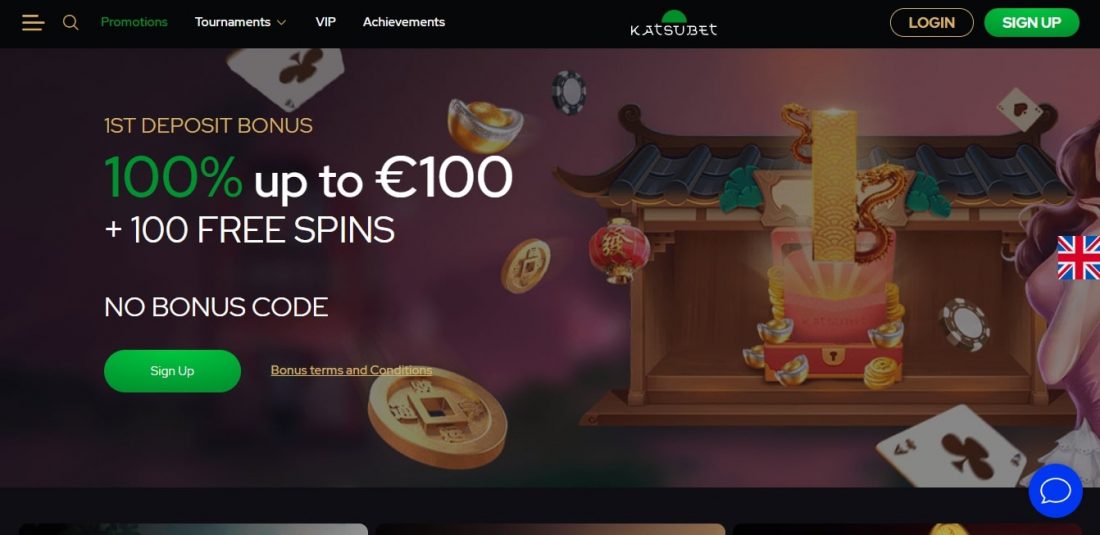 KatsuBet Casino Welcome Bonus