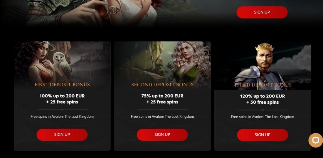 Kingdom Casino Welcome Bonus