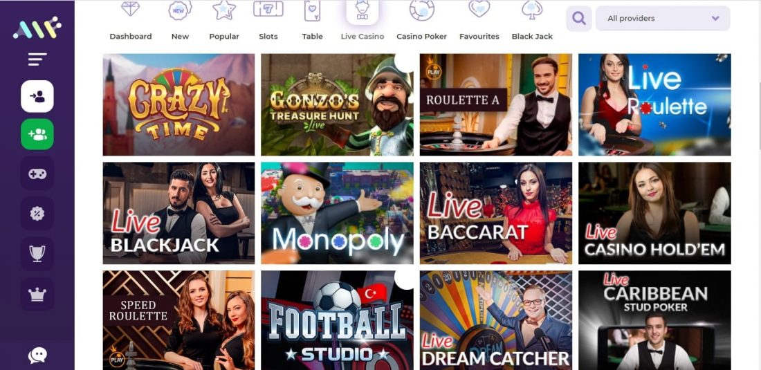 Alf Casino Live Games