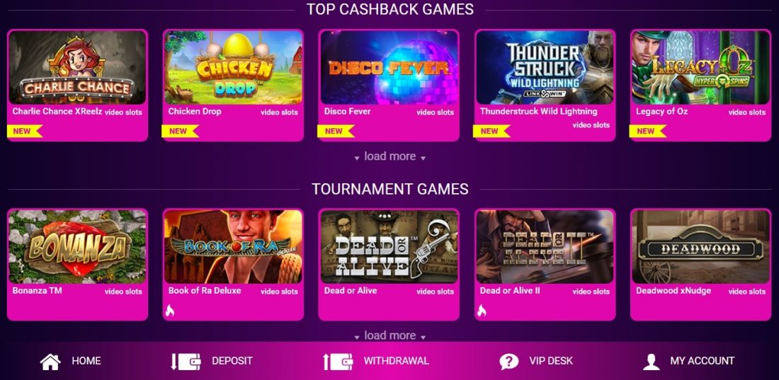 No Bonus Casino Games