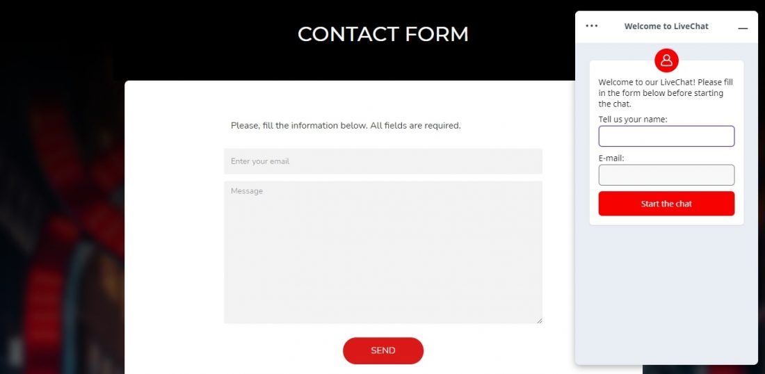 Oshi Casino Castomer Support