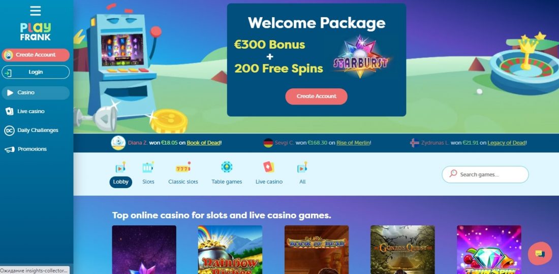 PlayFrank Casino