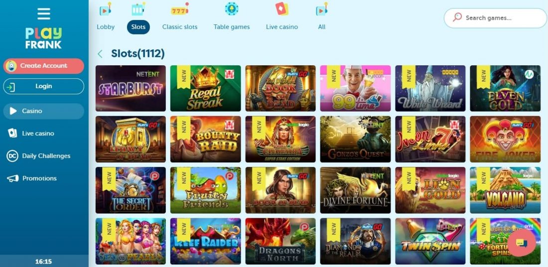 PlayFrank Slots
