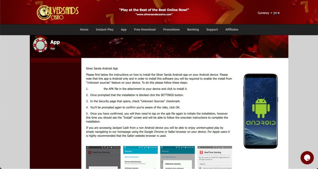 Silver Sands Mobile App