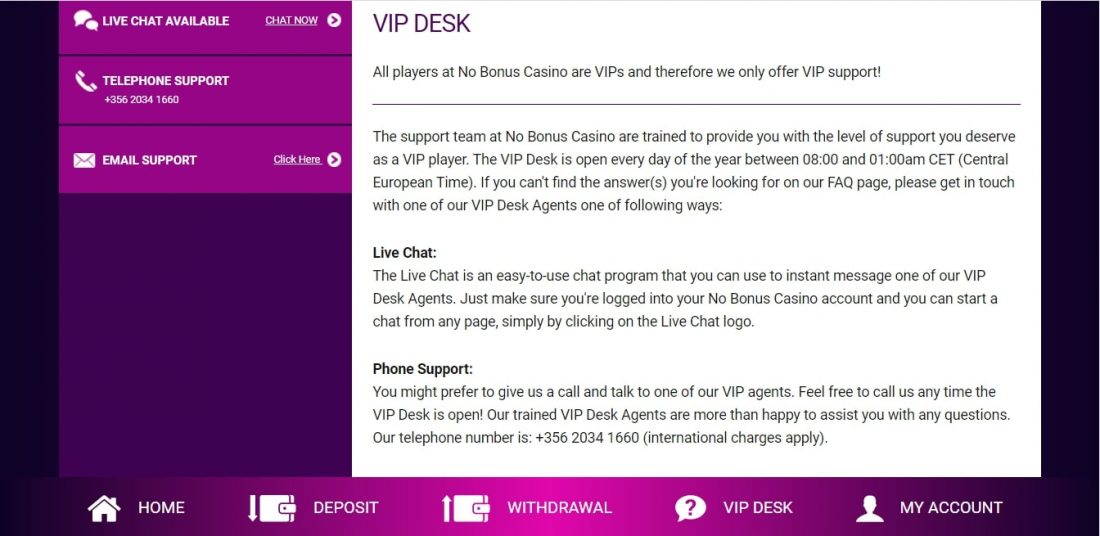 VIP Desk