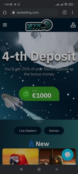 ZenBetting Casino Mobile App