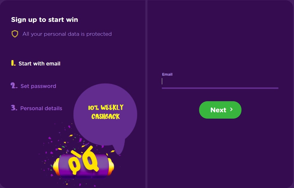 CasiQo Casino Login Process