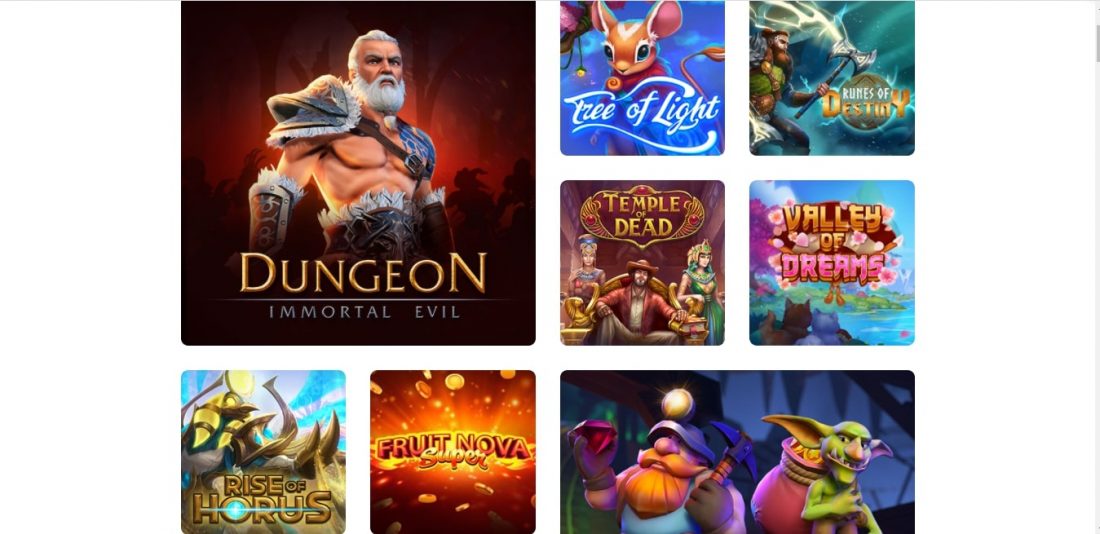 Evoplay Games Offered