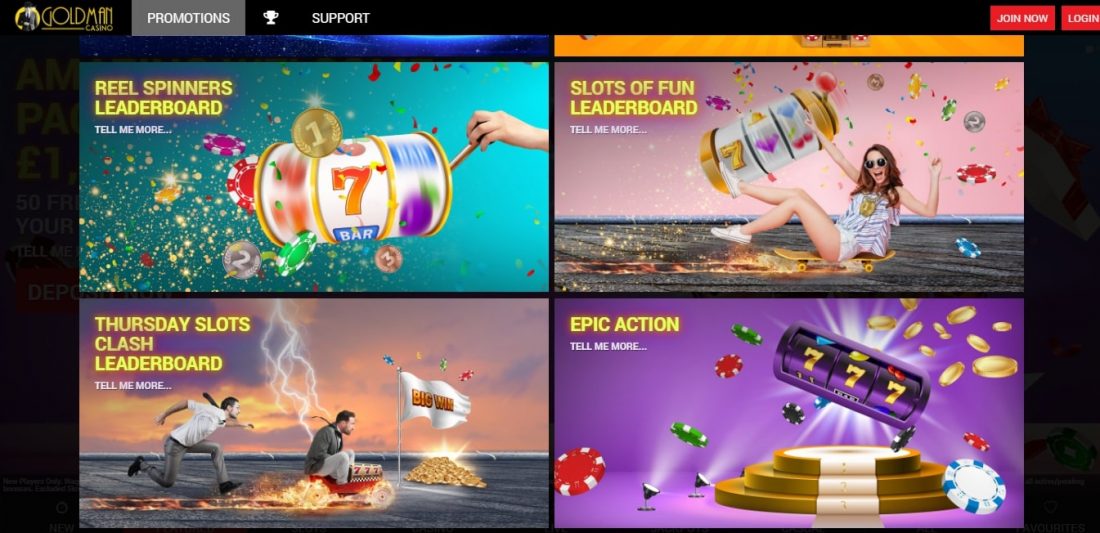Goldman Casino mobile
