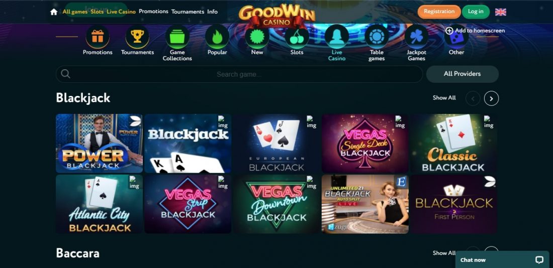 Goodwin Live Games