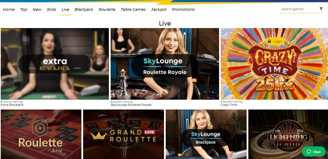 Pronto Casino Live Casino