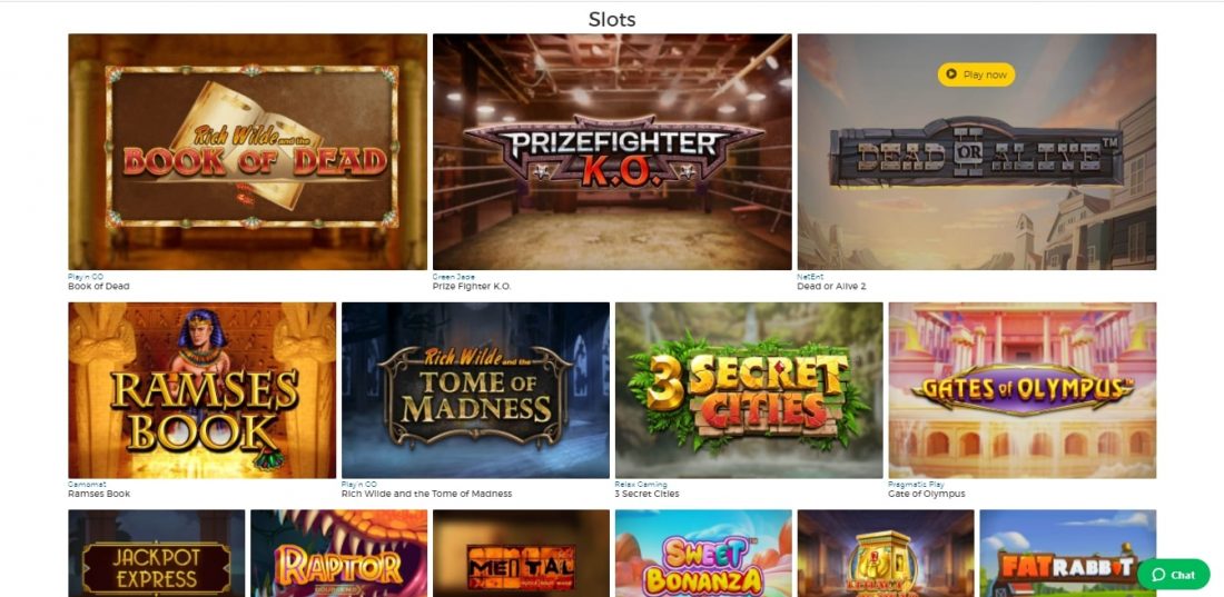 Pronto Casino Slots