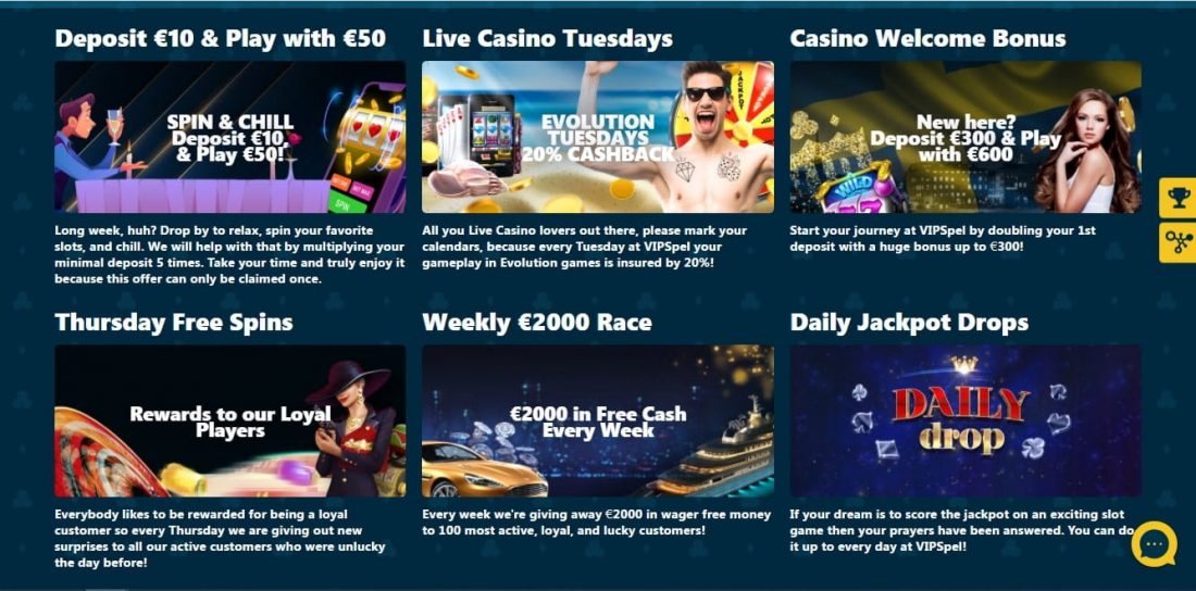 VipSpel promotions