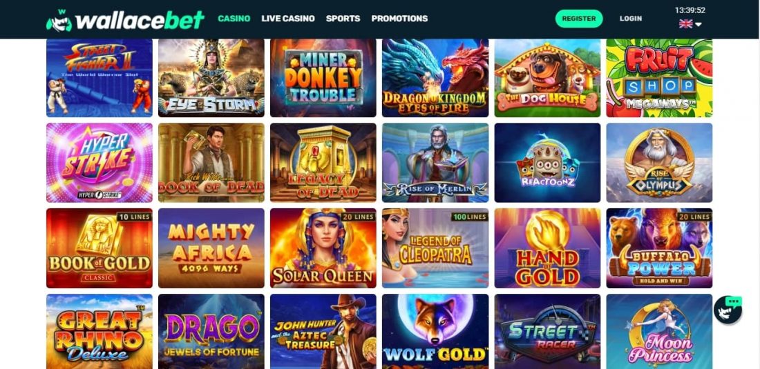 Wallacebet Casino Games