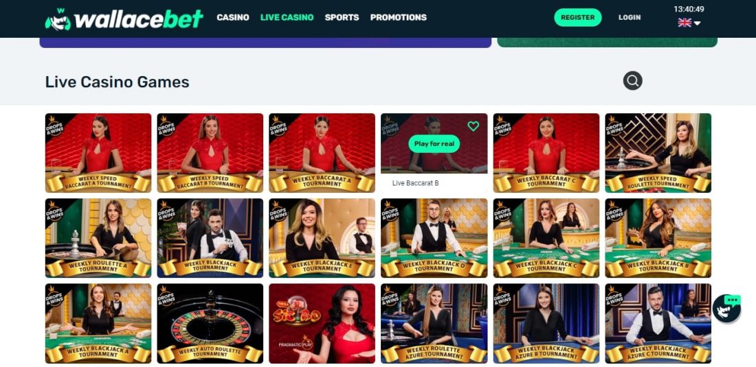 Wallacebet Casino Live