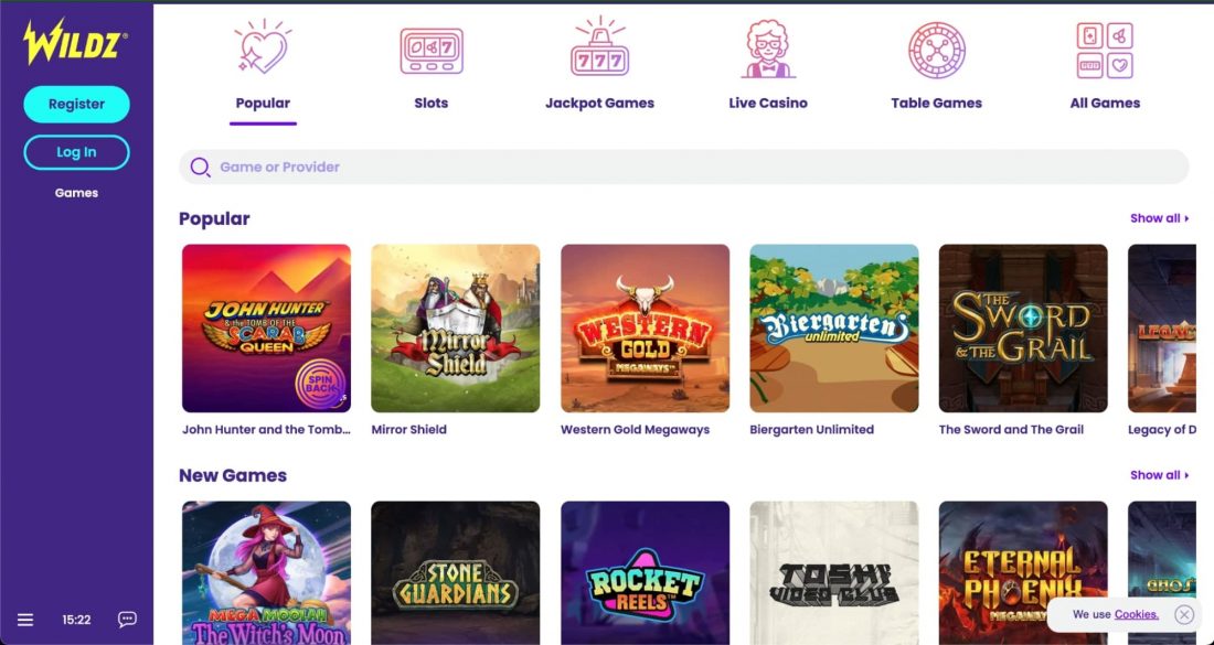 Wildz Casino Games