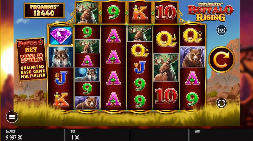 Buffalo Rising Megaways slot machine
