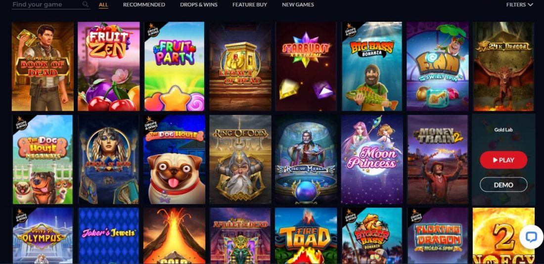 Goldwin Casino Games