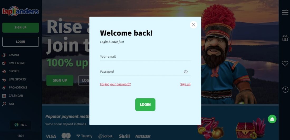 Lapilanders Login