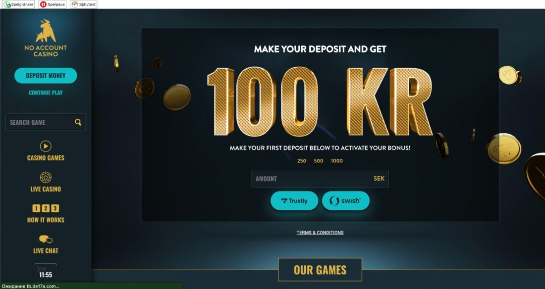 No Account Casino