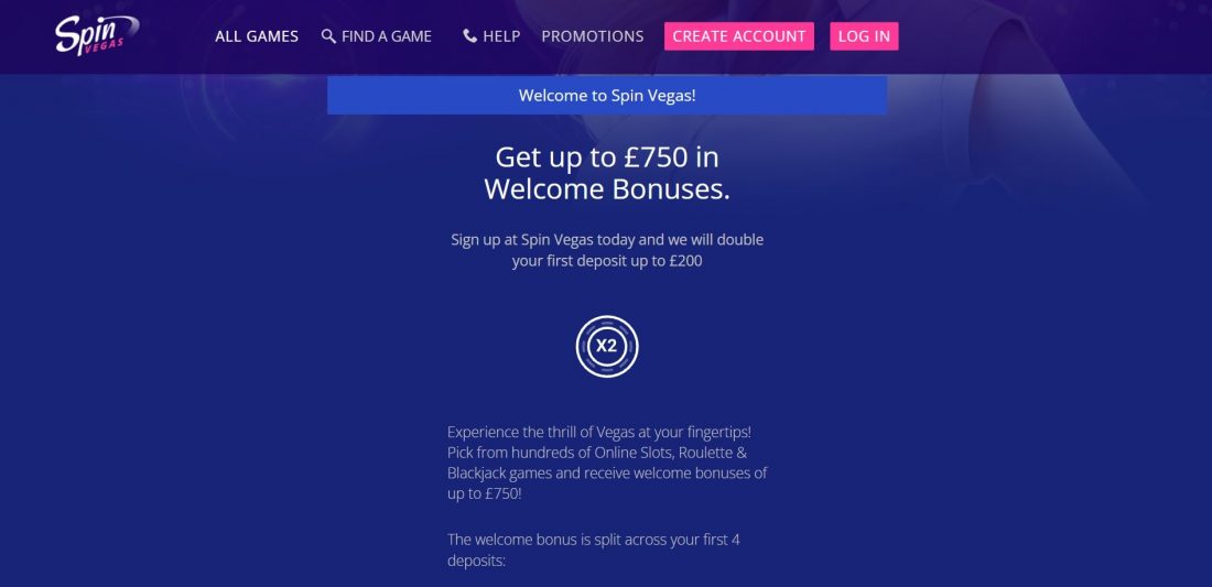 Spin Vegas Casino Bonuses