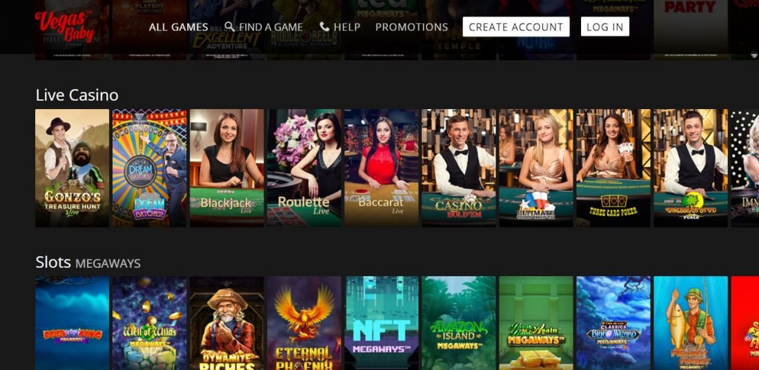 Vegas Baby Live Casino