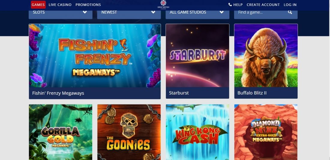 Great British Casino Games