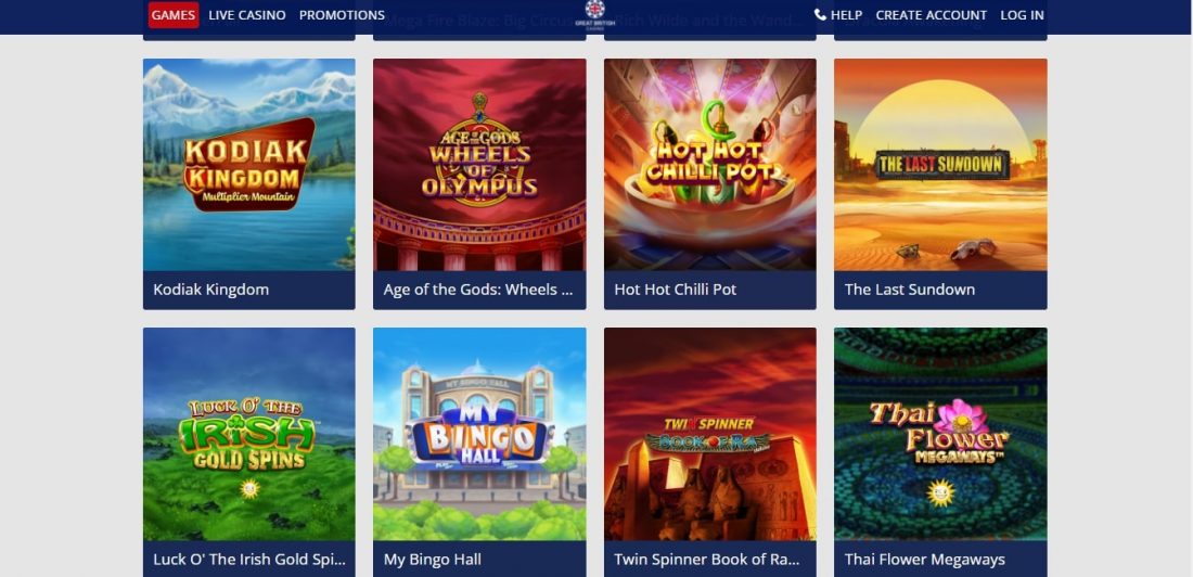 Great British Casino Slots
