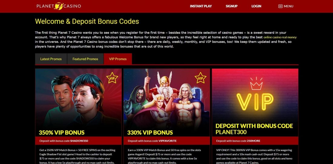 Planet 7 Casino Vip Program